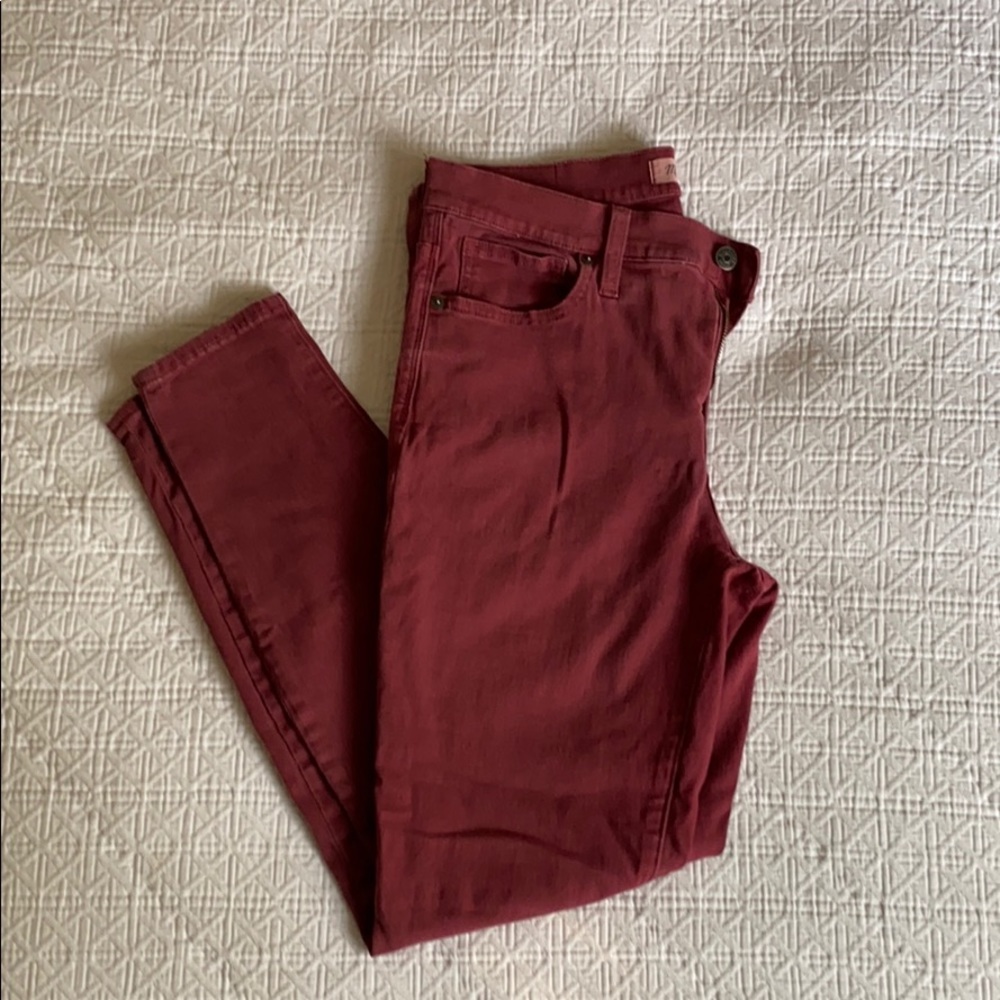 Madewell colored jeans